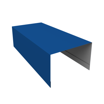 фото Крышка для забора из сайдинга (Блок-хаус new) 0,45 PE RAL 5005 сигнальный синий (3м) Центр Кровли картинка Крышка для забора из сайдинга (Блок-хаус new) 0,45 PE RAL 5005 сигнальный синий (3м) Центр Кровли