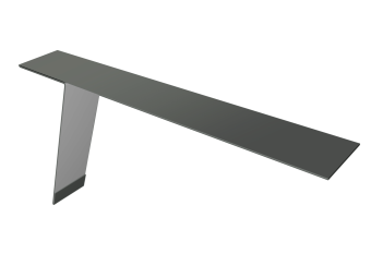 фото Планка карнизная фальц Grand Line 130х80 0,45 PE с пленкой RAL 7005 мышино-серый (2м) Центр Кровли картинка Планка карнизная фальц Grand Line 130х80 0,45 PE с пленкой RAL 7005 мышино-серый (2м) Центр Кровли