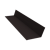 Планка примыкания 90х140 0,5 Drap RAL 9005 черный (3м) Центр Кровли