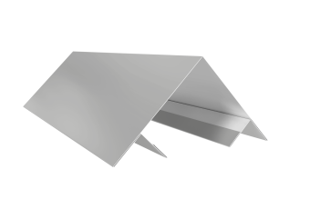 картинка Планка угла внешнего составная верхняя 0,45 Drap TX RAL 7047 телегрей 4 (3м) Центр Кровли