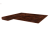 Планка завершающая 0,45 Print Elite Cherry Wood TwinColor (3м) Центр Кровли
