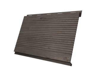 картинка Софит Вертикаль 0,2 Grand Line gofr 0,45 Print Elite с пленкой White Wood TwinColor Центр Кровли