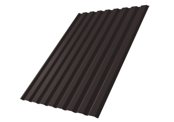 картинка Профнастил С20A 0,5 Satin Matt TX RAL 9005 черный Центр Кровли