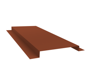 картинка Планка кожуха сегментного 150 0,5 Velur X RAL 8004 терракота (1,5м) Центр Кровли