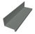 Планка примыкание нижнее к трубе для Кликфальц Pro 0,45 PE с пленкой RAL 7005 мышино-серый (2м) Центр Кровли
