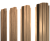 Штакетник П-образный B фигурный 0,45 Print Elite Honey Wood TwinColor Центр Кровли