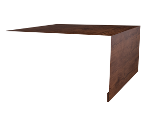 картинка Планка околооконная простая 250х75 0,45 Print Premium Cherry Wood Fresh TwinColor (3м) Центр Кровли