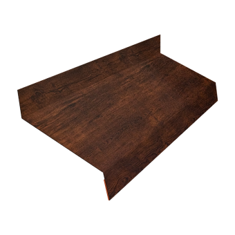 картинка Отлив простой 50 0,4 Print Premium Cherry Wood Dark FTC (3м) Центр Кровли