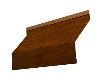 картинка Ламель забора жалюзи Milan new 0,45 Print Premium с пленкой Golden Wood Intense FTC Центр Кровли