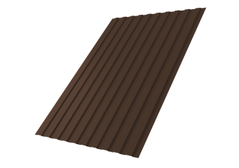 картинка Профнастил С8B v02 Grand Line 0,45 Drap ST lite RAL 8017 шоколад Центр Кровли