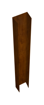 картинка Крепежная планка верхняя Texas 0,45 Print-double Premium Golden Wood Intense F (2м) Центр Кровли