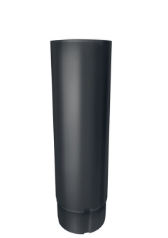 картинка Труба круглая Optima Matt 90мм 3м RAL 7024 Центр Кровли