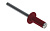 Заклёпка вытяжная Daxmer 4,8х12 RAL 3003 (500 шт) ал/нерж Центр Кровли