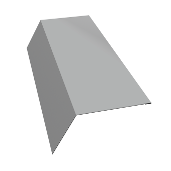 фото Планка карнизная 120х80 0,45 PE с пленкой RAL 9006 бело-алюминиевый (2м) Центр Кровли картинка Планка карнизная 120х80 0,45 PE с пленкой RAL 9006 бело-алюминиевый (2м) Центр Кровли