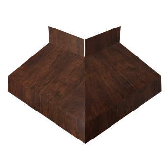 картинка Угол отлива внешний 70 0,45 Print Premium с пленкой Cherry Wood Dark FTC Центр Кровли