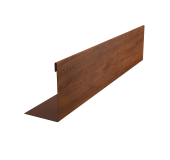 картинка Нащельник 125 Texas 25х35 0,45 Print Premium Golden Wood Fresh TwinColor (L1,8) Центр Кровли