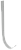 Крюк длинный Grand Line 150 мм RAL 9003 сигнальный белый Центр Кровли