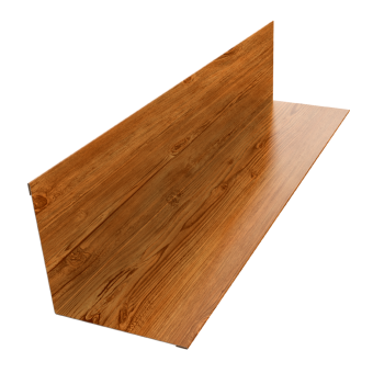 картинка Угол внутренний 110х110 Grand Line 0,45 Принт Элит Золотой дуб TwinColor (2м) Центр Кровли