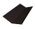 Планка ендовы нижней 300х300 0,5 Satin с пленкой RAL 9005 черный (3м) Центр Кровли