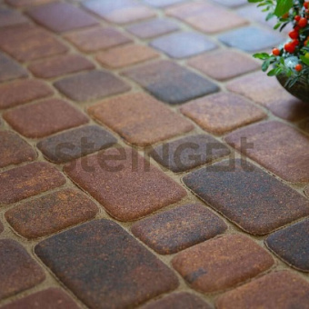 картинка Плитка тротуарная Steingot Colormix Классика высота 60мм Блэнд частичный прокрас Центр Кровли