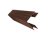 Планка угла внешнего сложного Экобрус Grand Line 0,45 Print Elite с пленкой Choco Wood TwinColor (2м) Центр Кровли