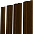 Штакетник Twin XL с прямым резом Grand Line 0,45 Print Elite Choco Wood TwinColor Центр Кровли