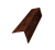 Угол внешний 50х50 0,45 Print Elite Cherry Wood TwinColor (2м) Центр Кровли
