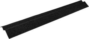 фото Планка карнизная для композитной черепицы CM Roof черный (1,355м) Центр Кровли картинка Планка карнизная для композитной черепицы CM Roof черный (1,355м) Центр Кровли