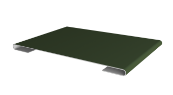 картинка Планка стыковочная 0,5 Satin Matt TX RAL 6020 хромовая зелень (3м) Центр Кровли