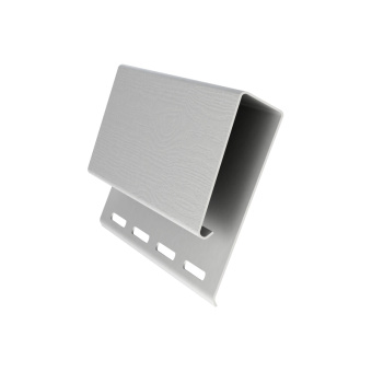 картинка Наличник профиль J широкий Grand Line Стандарт белый (3,0м) Центр Кровли