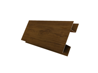 картинка Планка H-образная БХ new 0,45 Print Elite Golden Wood TwinColor (2м) Центр Кровли