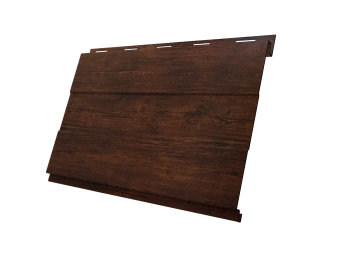 картинка Софит Вертикаль 0,2 prof Grand line 0,45 Print-Double Premium с пленкой Cherry Wood Dark F Центр Кровли