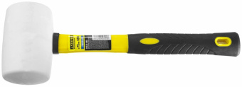 картинка Киянка резиновая Stayer белая, фиберглассовая рукоятка 900г (20533-900) Центр Кровли