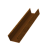 Стойка жалюзи Milan,Tokyo 0,45 Print Elite Golden Wood TwinColor (3м) Центр Кровли