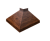 Угол отлива внешний 250 0,45 Print Elite с пленкой Cherry Wood TwinColor Центр Кровли