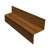 Отлив межэтажный 35 0,45 Print Elite Golden Wood TwinColor (2м) Центр Кровли