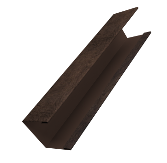 картинка Крышка жалюзи Milan Slim 0,45 Print Elite Antique Wood TwinColor (3м) Центр Кровли