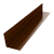 Угол внутренний 50х50 0,45 Print Elite Choco Wood TwinColor (2м) Центр Кровли