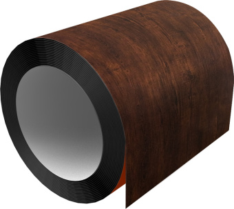 картинка Отмотка Grand Line с внутренним диаметром намотки 600мм 0,4 Print Premium с пленкой Cherry Wood Dark FTC Центр Кровли