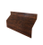 Ламель забора жалюзи Milan Slim стартовая/финишная для калиток и ворот 0,45 Print Premium Cherry Wood Dark FTC Центр Кровли