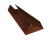 Планка стыковочная составная нижняя 0,45 Print Elite Cherry Wood TwinColor (3м) Центр Кровли