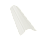 Планка конька фигурного 70x70 0,45 PE lite с пленкой RAL 9003 сигнальный белый (3м) Центр Кровли
