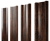 Штакетник М-образный А с прямым резом 0,45 Print Elite Cherry Wood TwinColor Центр Кровли