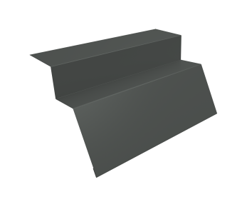 фото Планка карнизная для металлочерепицы квинта Uno 0,45 PE с пленкой RAL 7005 мышино-серый (3м) Центр Кровли картинка Планка карнизная для металлочерепицы квинта Uno 0,45 PE с пленкой RAL 7005 мышино-серый (3м) Центр Кровли