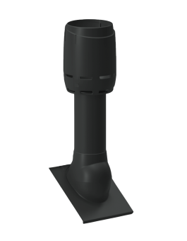 картинка Дефлектор вытяжной вентиляции для плоской черепицы d125 Тегалит графит Центр Кровли