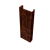 Полустолб для С20 0,45 Print Elite с пленкой Cherry Wood TwinColor (L2,5) Центр Кровли
