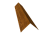 Угол внешний 110х110 0,45 Print Elite Golden Wood TwinColor (3м) Центр Кровли