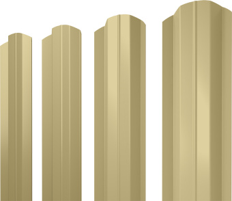 картинка Штакетник М-образный B фигурный Grand Line 0,4 PE RAL 1014 слоновая кость Центр Кровли