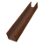 Стойка жалюзи Milan Slim 0,45 Print Premium Golden Wood Fresh TwinColor (2,5м) Центр Кровли