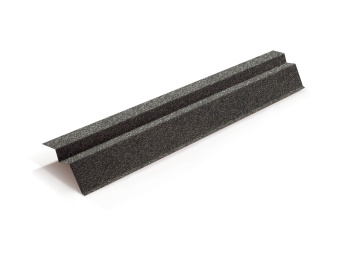 картинка Планка карнизная для композитной черепицы Metrotile сланцевый (1,355м) Центр Кровли